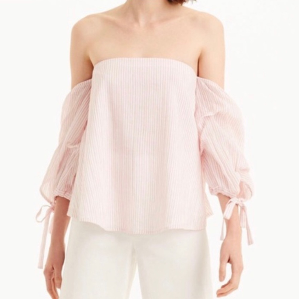 NWT Club Monaco Liki Top in Pink/white (10)